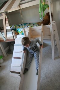 Het hele bed!
